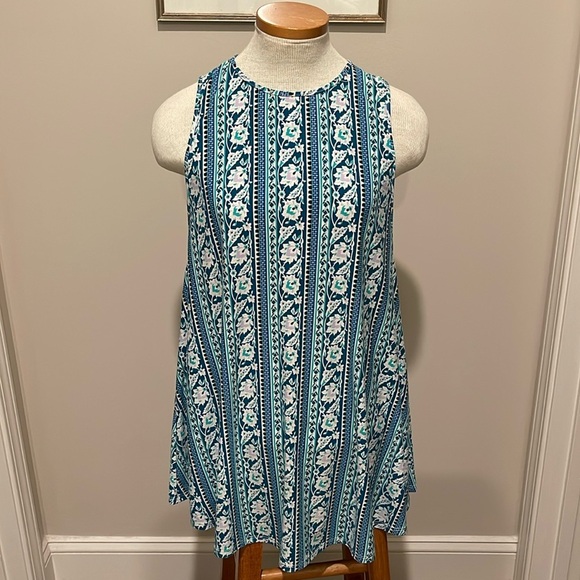 Show Me Your MuMu - Garrett Tank Dress - Blue/Green - Size Small - Gently Used!! - Picture 2 of 8